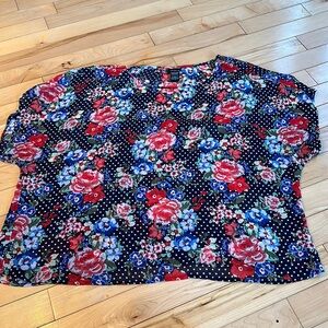 Torrid Sheer Floral Top